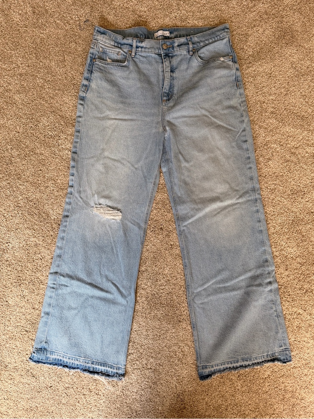 LOFT Women's The Wide Leg Jeans